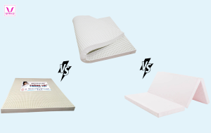 So Sánh Nệm Cao Su, Nệm Foam, Nệm Bông Ép