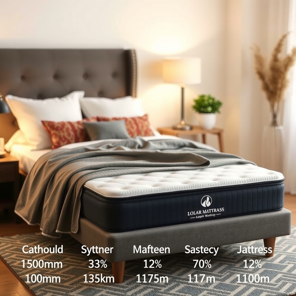 Nệm cao su với kích thước chuẩn cho mọi không gian phòng ngủ 