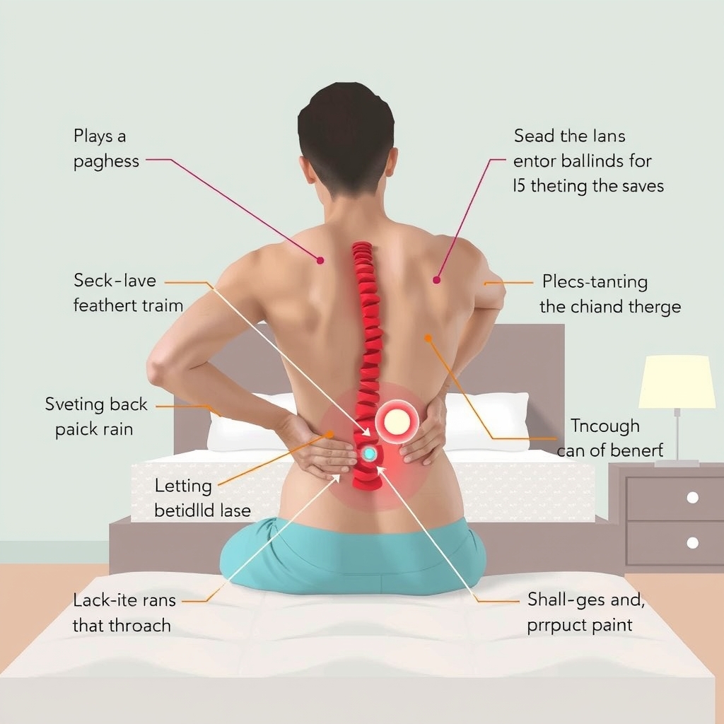 Nệm Cao Su Non Nằm Có Đau Lưng Không? Câu Trả Lời Chính Xác Nguyên nhân gây đau lưng khi dùng nệm kém chất lượng