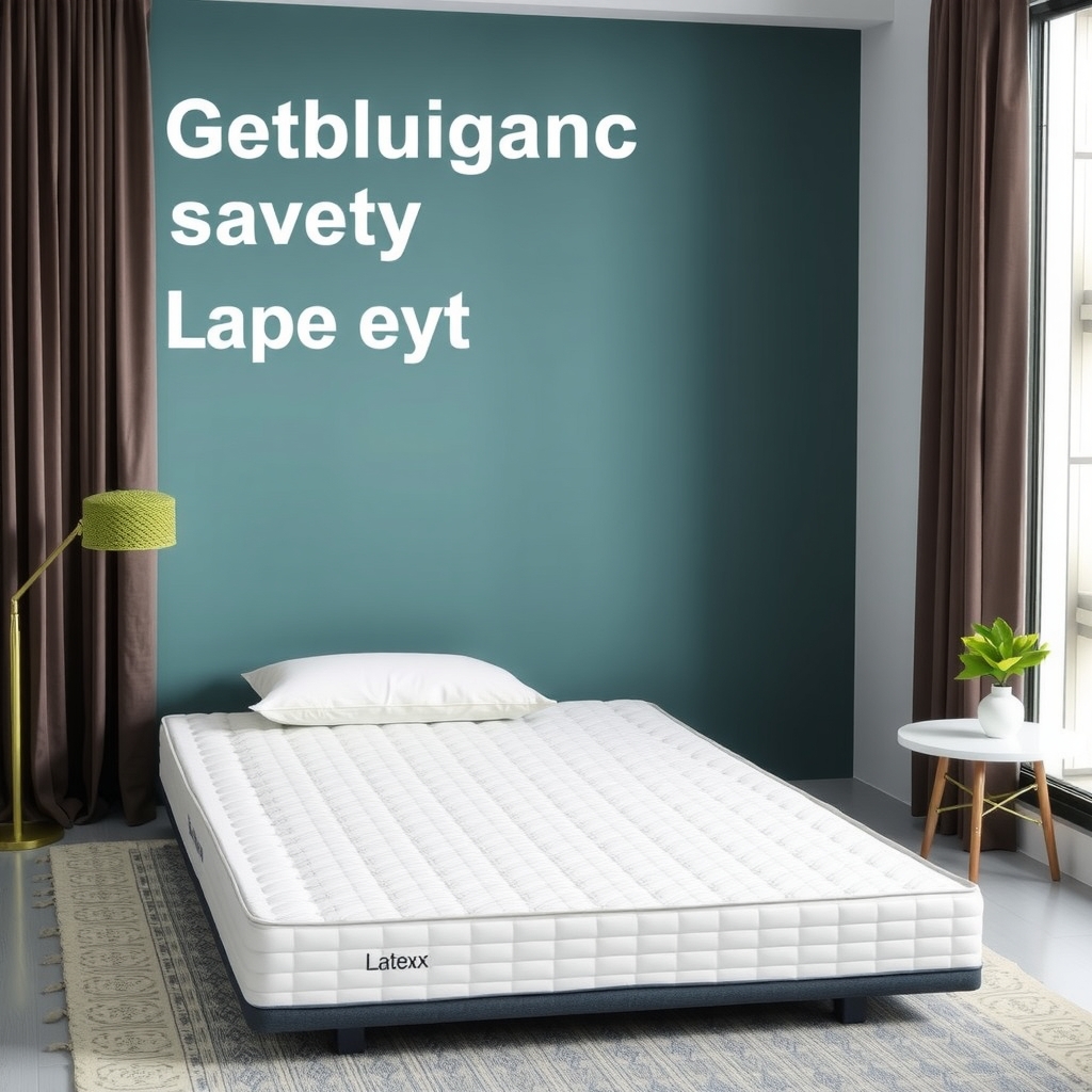 Nệm cao su non nhẹ nhàng và dễ vệ sinh 