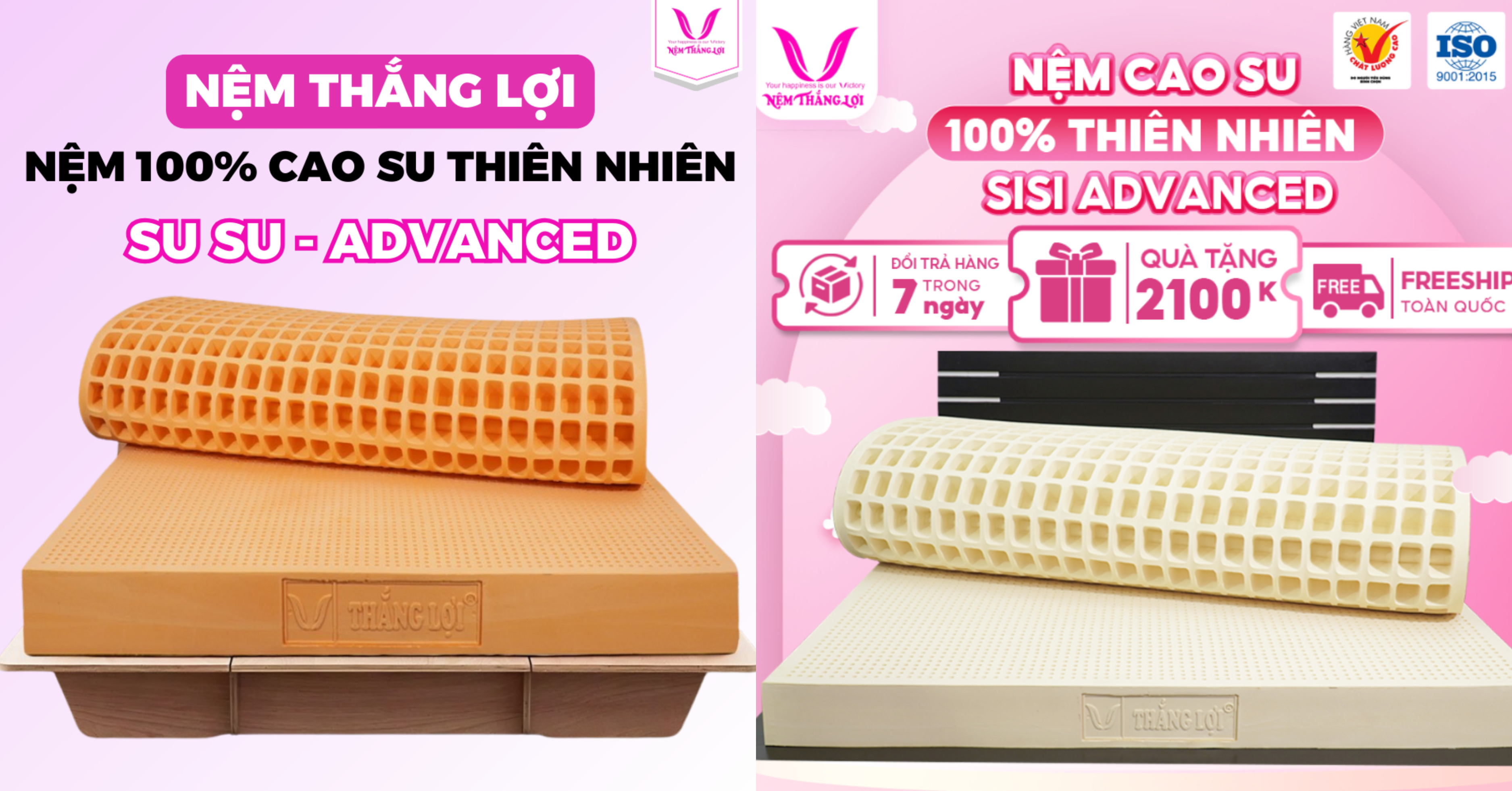 Mua nệm cao su thiên nhiên chất lượng, chính hãng 100% ở đâu?