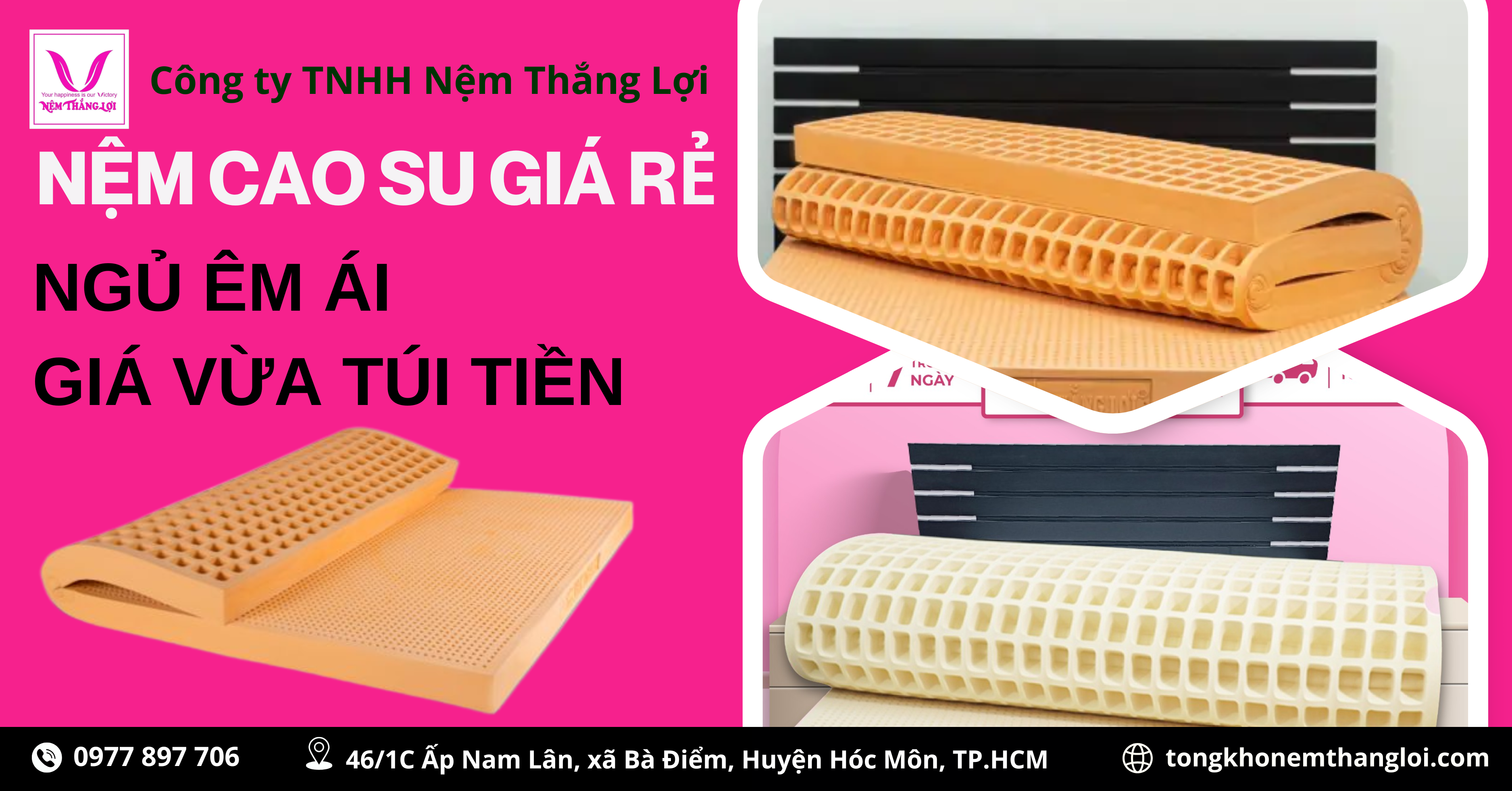 NỆM CAO SU GIÁ RẺ - NGỦ ÊM ÁI, GIÁ VỪA TÚI TIỀN