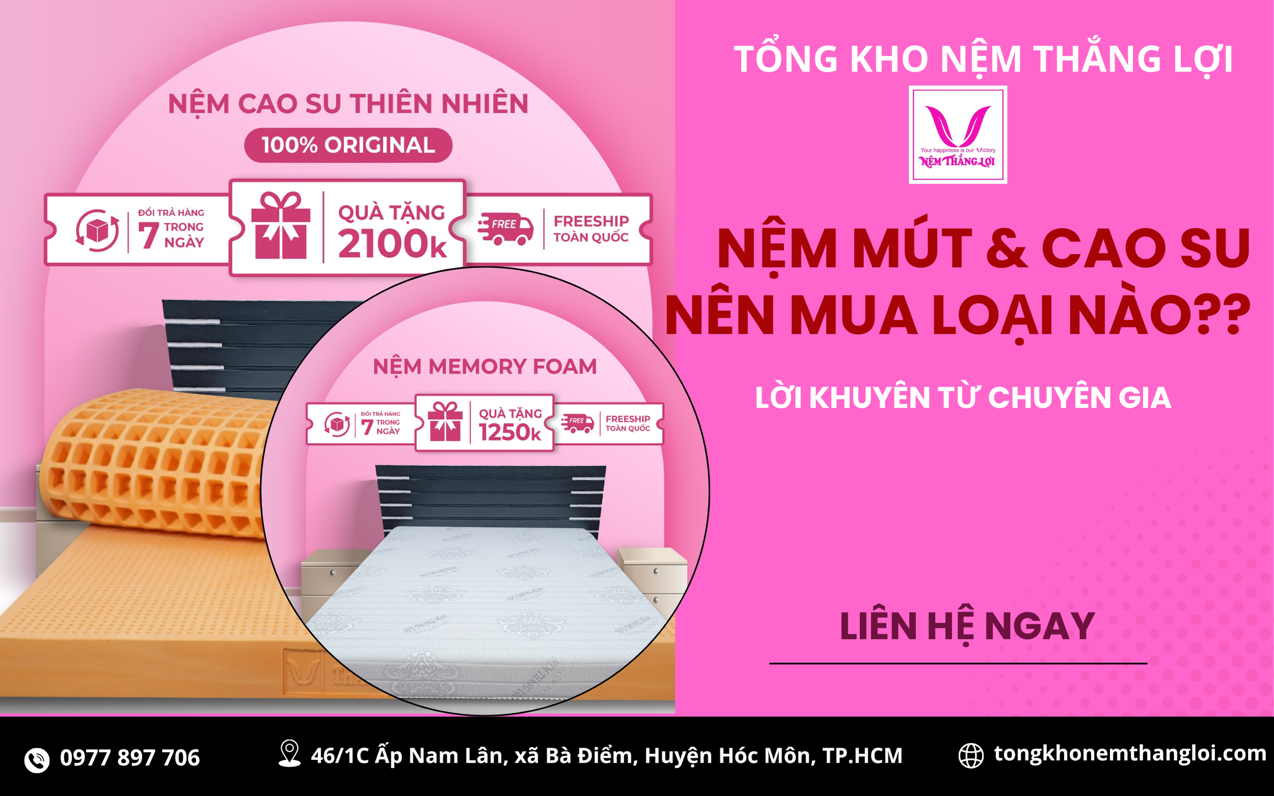 NÊN MUA NỆM MÚT HAY CAO SU, CÁI NÀO TỐT HƠN