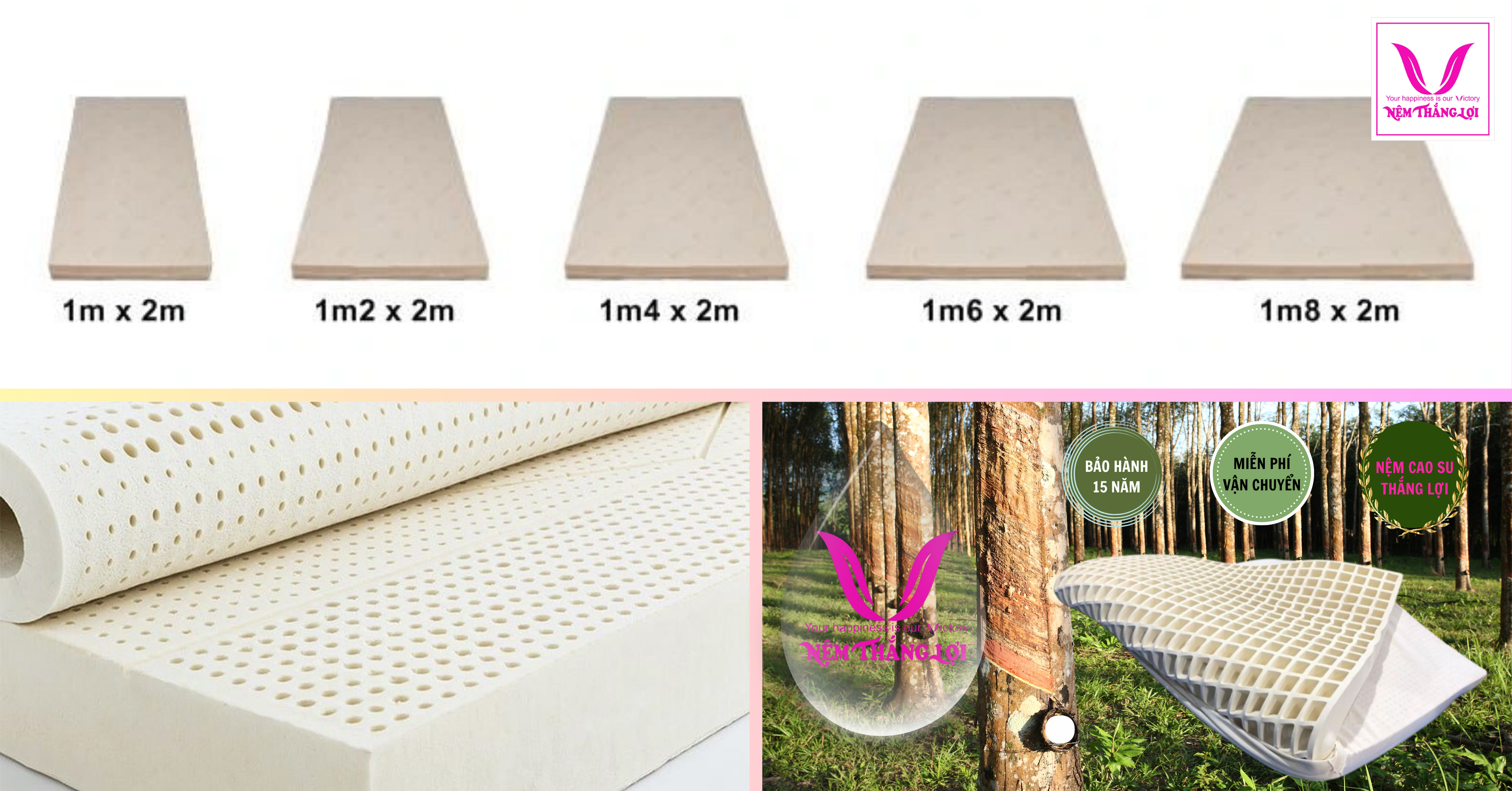 Các yếu tố ảnh hưởng đến giá nệm cao su non