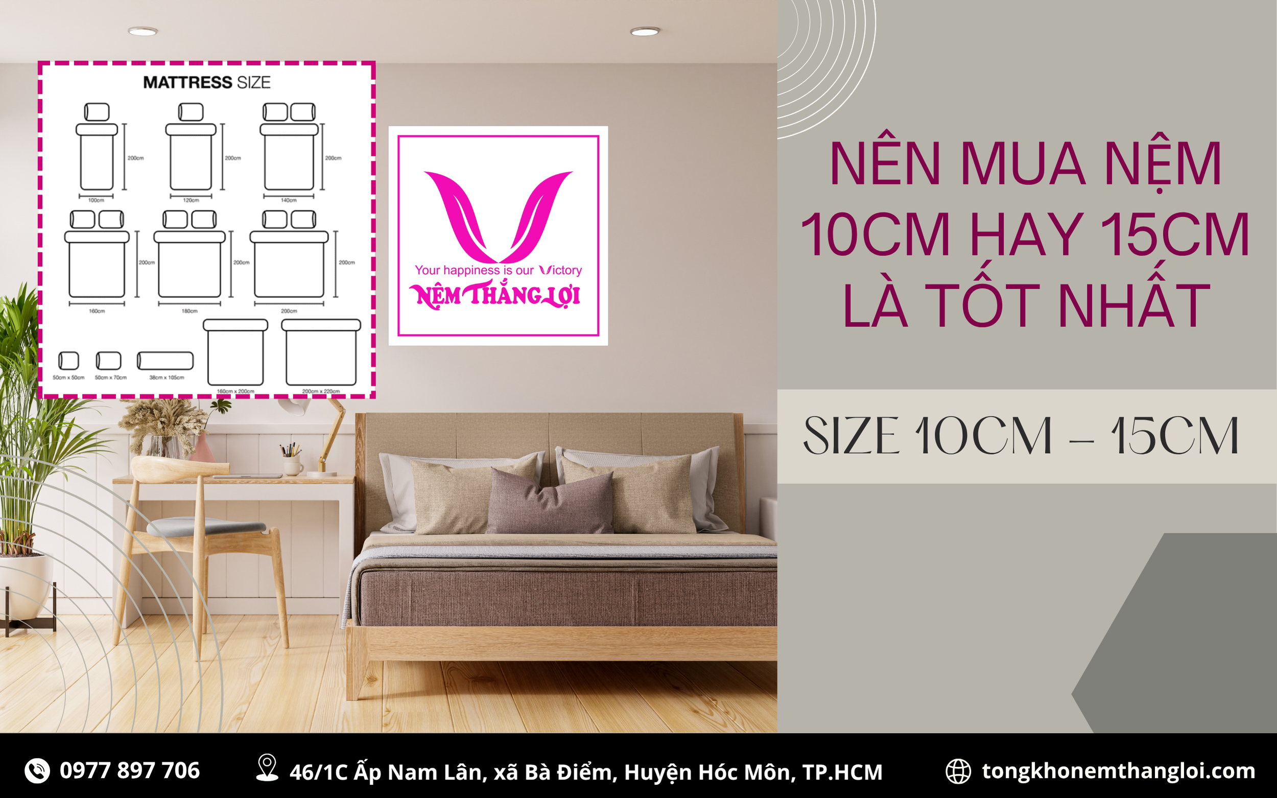 NÊN MUA NỆM 10CM HAY 15CM LÀ TỐT NHẤT