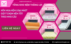NÊN MUA NỆM LOẠI NÀO? GỢI Ý CHỌN NỆM TỐT THEO NHU CẦU