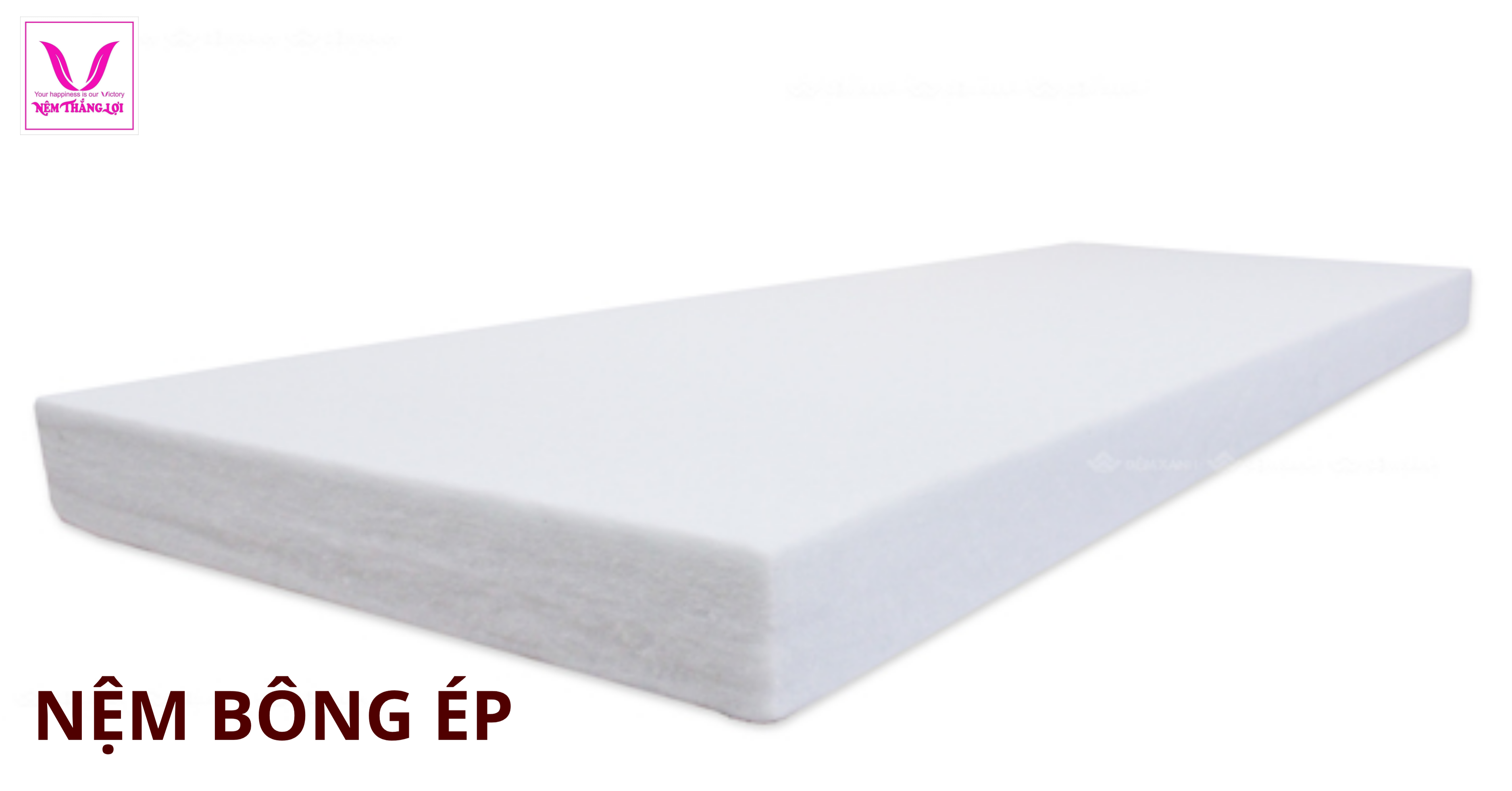 NÊN MUA NỆM LOẠI NÀO? LỜI KHUYÊN CHỌN NỆM Nệm bông ép (pressed cotton mattress)