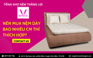 📌 NÊN MUA NỆM DÀY BAO NHIÊU CM LÀ THÍCH HỢP?